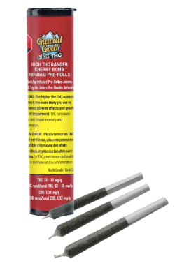 High THC Banger Cherry Bomb Infused Pre-Rolls - 3 x 0.5g